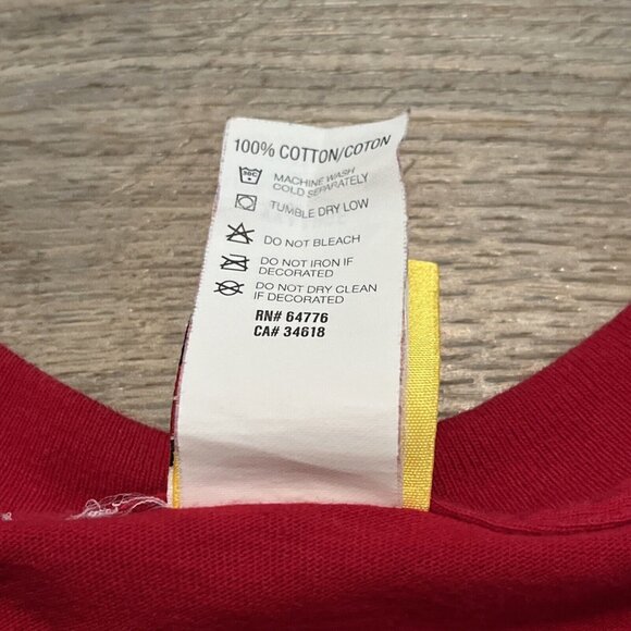 VTG Men's Big Dogs Santa Paws Logo T Shirt SZ 2XL Red Christmas 90s Cotton - Picture 8 of 9